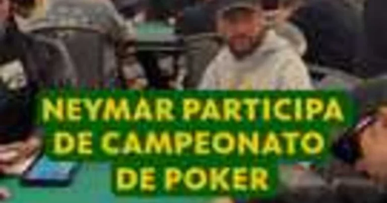 Neymar entra no WSOP 2026 após eliminação do Brasil na Copa do Mundo
